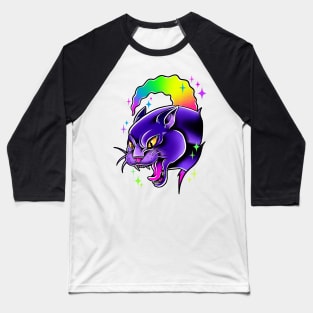 Rainbow Panther Baseball T-Shirt